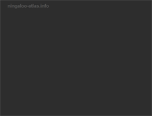 Tablet Screenshot of ningaloo-atlas.info